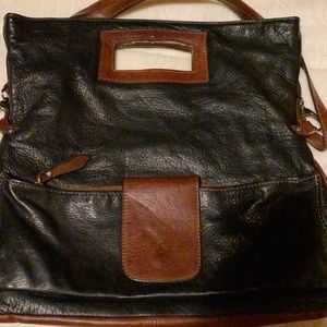 Real leather purse